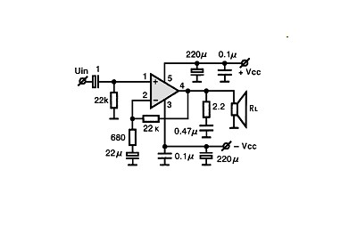 TDA2050V I circuito eletronico